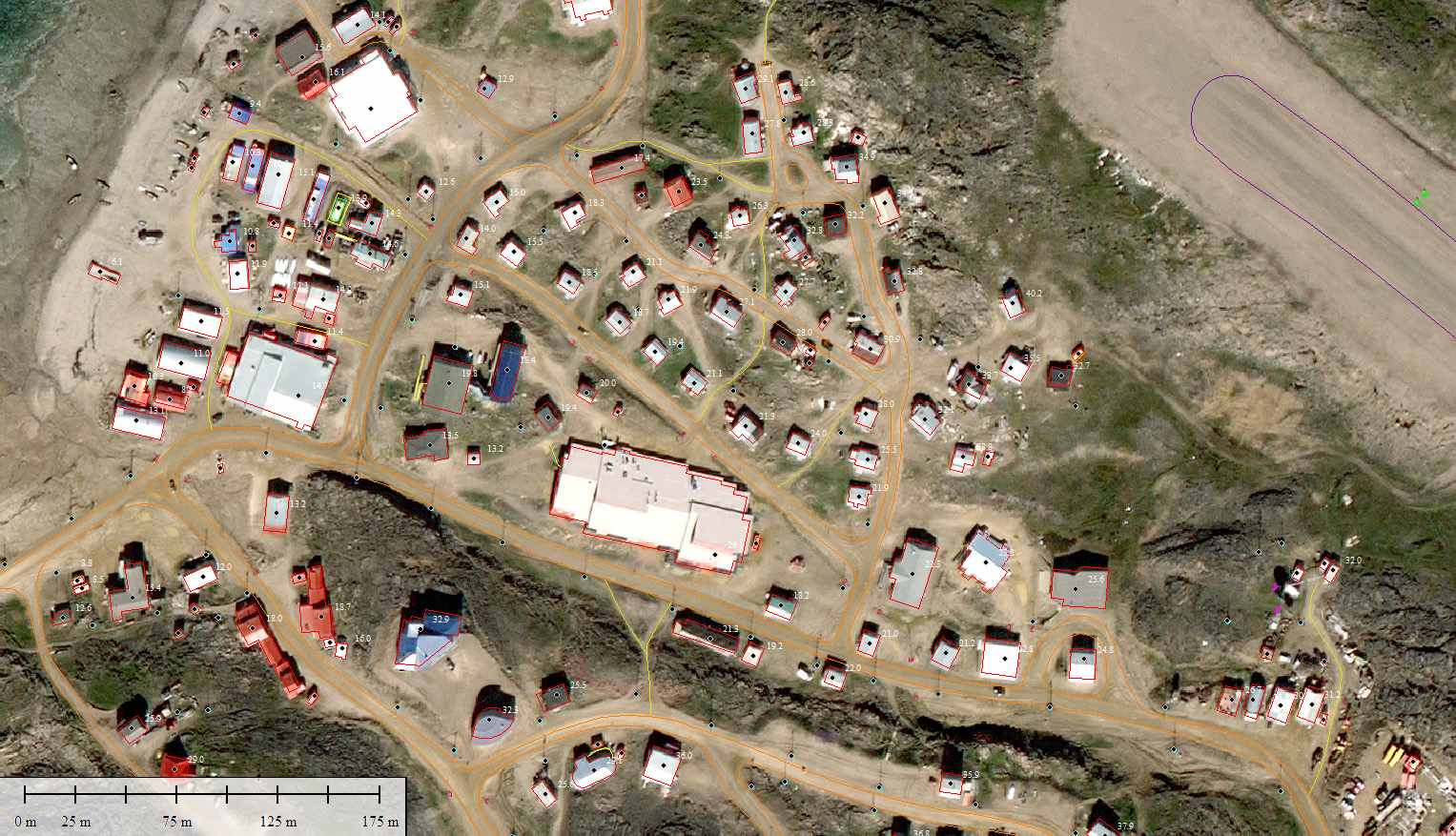 Cape Dorset satellite mapping