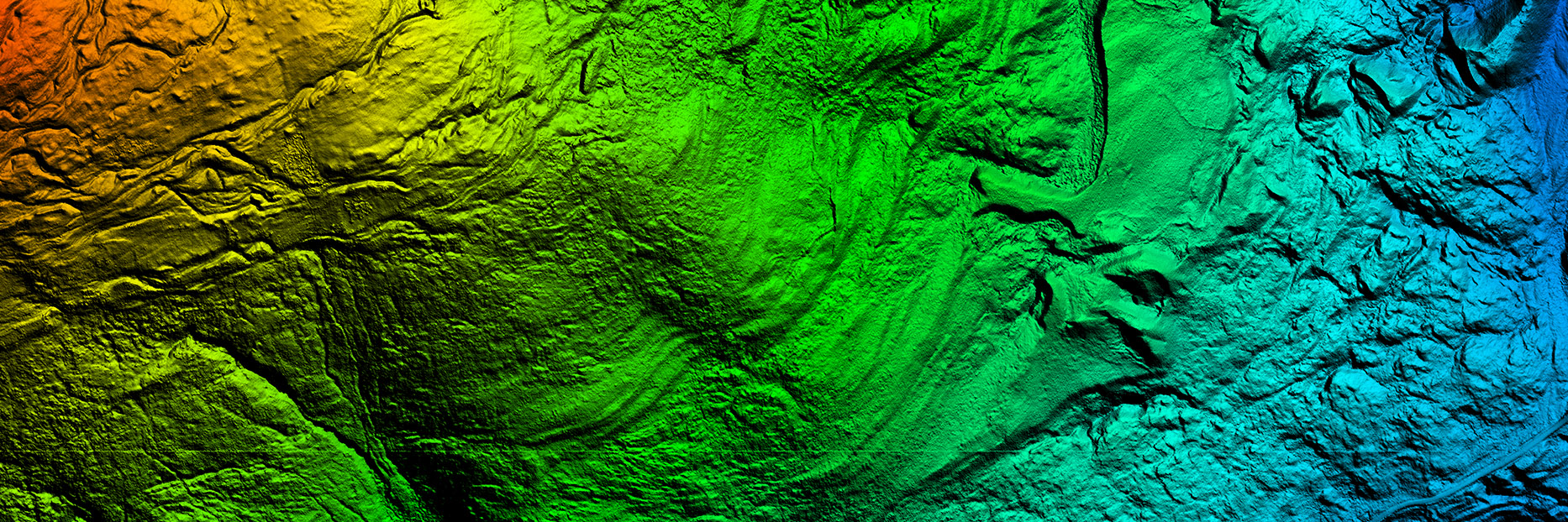 Colorized surface banner