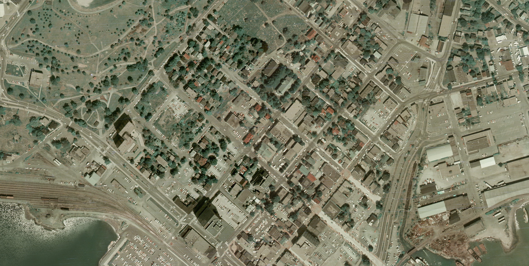 Historical orthophoto sample, Halifax